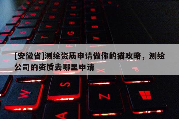 [安徽省]測繪資質申請做你的貓攻略，測繪公司的資質去哪里申請